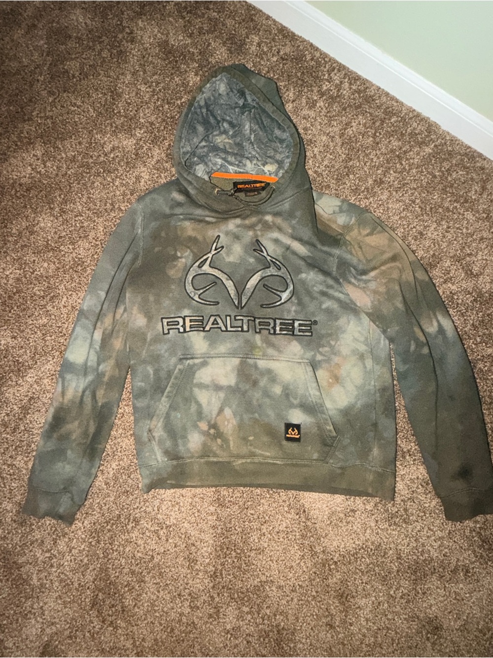 Realtree Olive Green Camo Pullover Hoodie